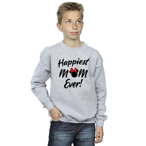 Disney Minnie Mouse Happiest Mom Ever Sweatshirt för pojkar
