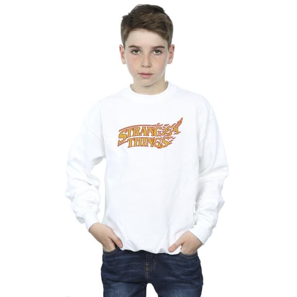 Netflix Boys Stranger Things Logo Breaking Sweatshirt