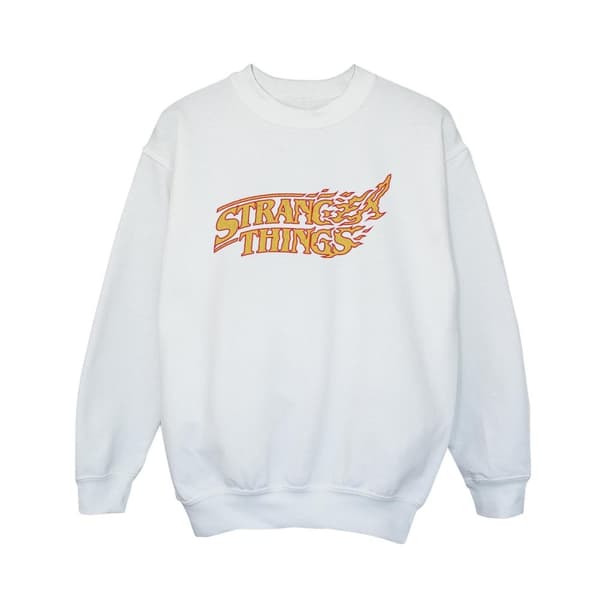 Netflix Boys Stranger Things Logo Breaking Sweatshirt