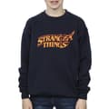 Miniatyrbilde 3 av 4: Netflix Boys Stranger Things Logo Breaking Sweatshirt