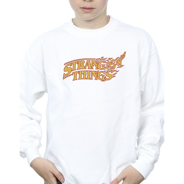 Netflix Boys Stranger Things Logo Breaking Sweatshirt