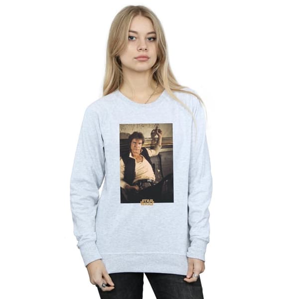 Star Wars Womens/Ladies Han Solo Mos Eisley Sweatshirt