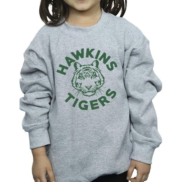 Netflix Girls Stranger Things Hawkins Tigers Sweatshirt