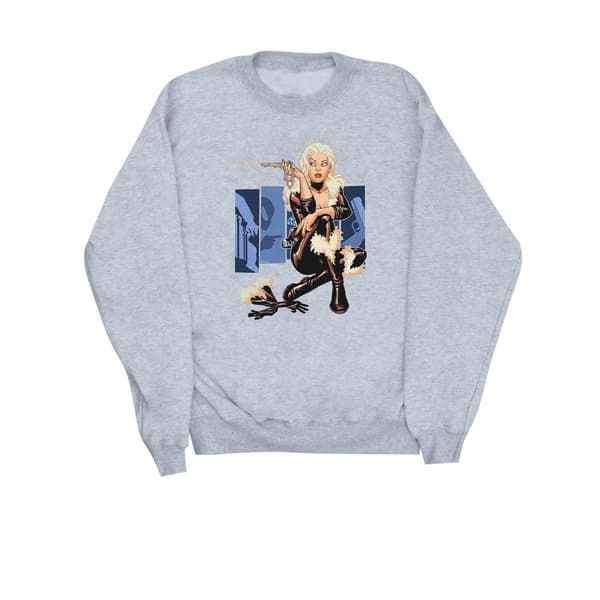 Marvel Womens/Ladies Black Cat Cover Sweatshirt