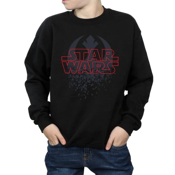 Star Wars Boys The Last Jedi Shattered Emblem Sweatshirt
