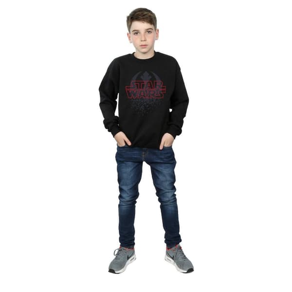 Star Wars Boys The Last Jedi Shattered Emblem Sweatshirt