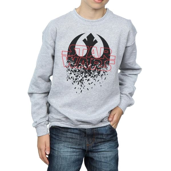 Star Wars Boys The Last Jedi Shattered Emblem Sweatshirt