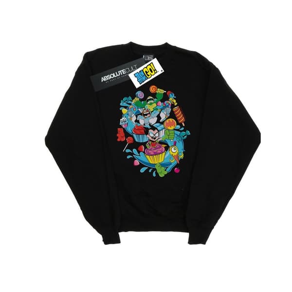 DC Comics Womens/Ladies Teen Titans Go Candy Mania Sweatshirt
