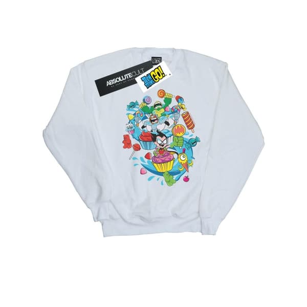 DC Comics Womens/Ladies Teen Titans Go Candy Mania Sweatshirt