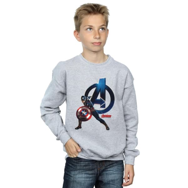 Marvel Kapten Amerika Pose-tröja för pojkar