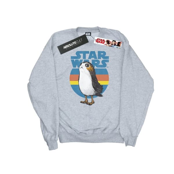 Star Wars Porg-tröja från De sista jediriddarna för pojkar Sports Grey 7-8 Years