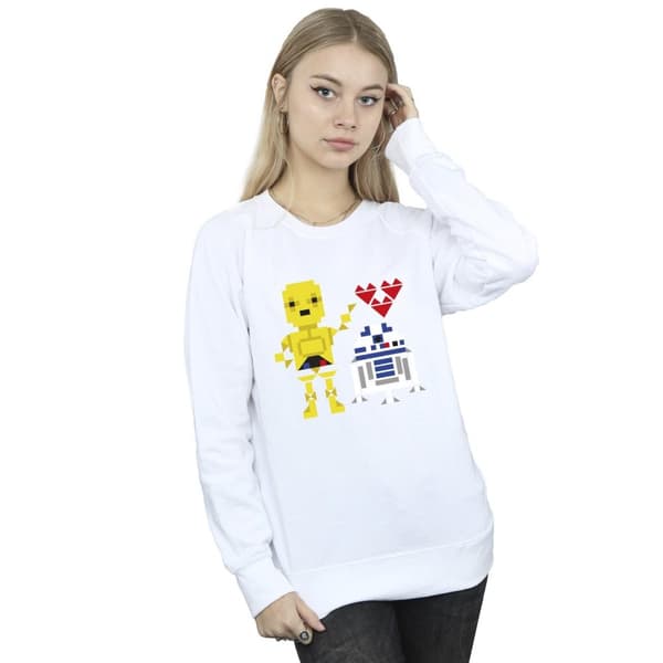 Star Wars Kvinnor/Damer Hjärta Robot Sweatshirt