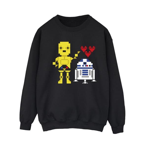 Star Wars Kvinnor/Damer Hjärta Robot Sweatshirt