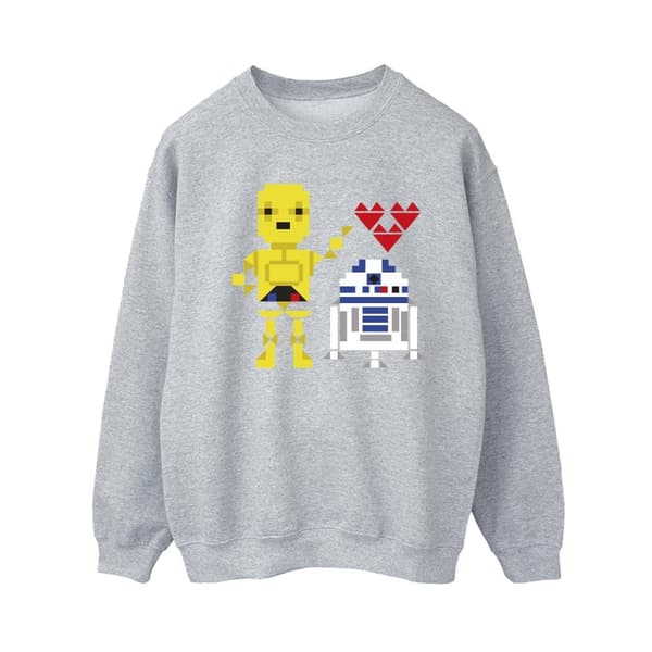 Star Wars Kvinnor/Damer Hjärta Robot Sweatshirt