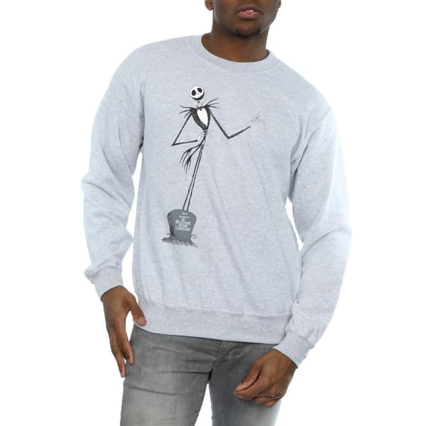 Disney Mens Nightmare Before Christmas Jack Pose Sweatshirt