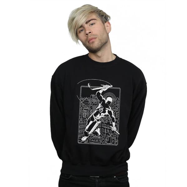 Marvel Mens Daredevil Silhouette Sweatshirt