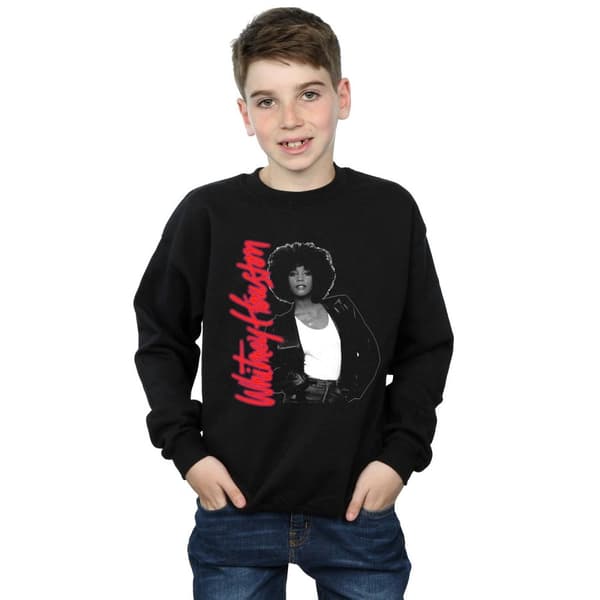 Whitney Houston Boys Whitney Pose Sweatshirt