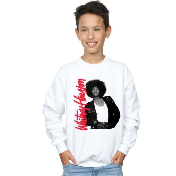 Whitney Houston Boys Whitney Pose Sweatshirt