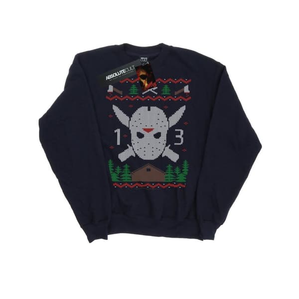 Friday 13th Womens/Ladies Christmas Fair Isle Sweatshirt