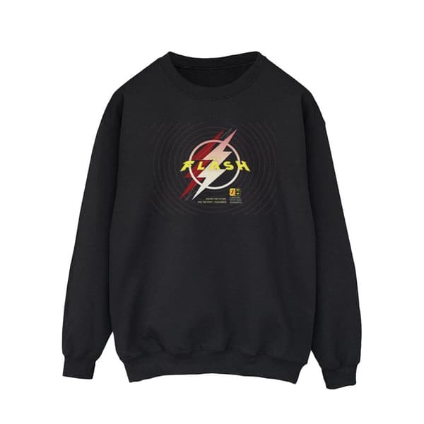 DC Comics Herr The Flash Lightning Logo Sweatshirt Black S