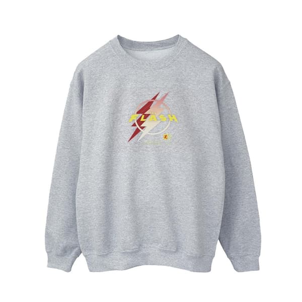 DC Comics Herr The Flash Lightning Logo Sweatshirt