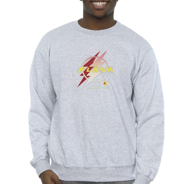 DC Comics Herr The Flash Lightning Logo Sweatshirt