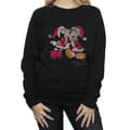 Miniatyrbilde 3 av 5: Disney Womens/Ladies Mickey And Minnie Christmas Kiss Sweatshirt
