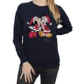 Miniatyrbilde 3 av 5: Disney Womens/Ladies Mickey And Minnie Christmas Kiss Sweatshirt
