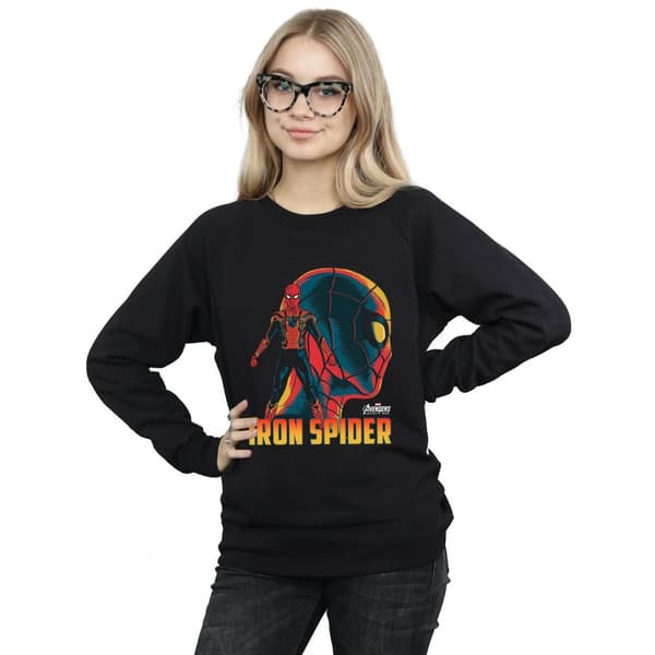 Marvel Womens/Ladies Avengers Infinity War Iron Spider Character Sweatshirt