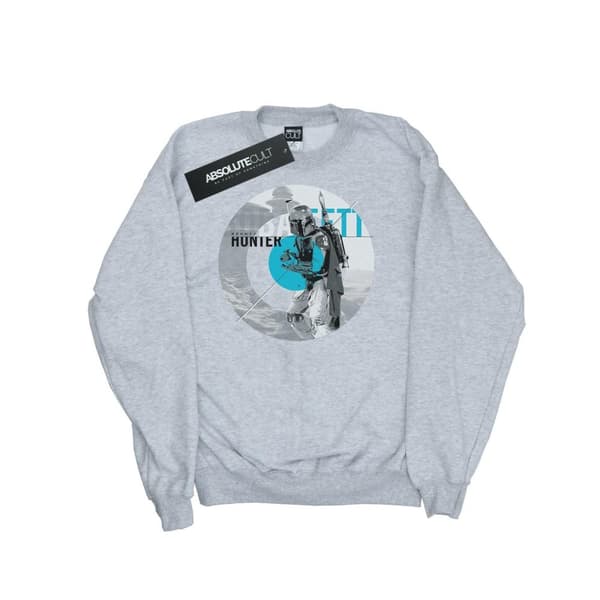 Star Wars Mens Boba Fett Bounty Hunter Circle Sweatshirt