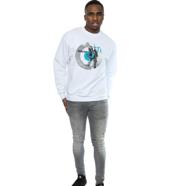 Star Wars Mens Boba Fett Bounty Hunter Circle Sweatshirt