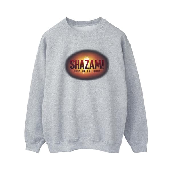 DC Comics Dam/Tjej Shazam Fury Of The Gods - Utsvängd tröja med 3D-logga