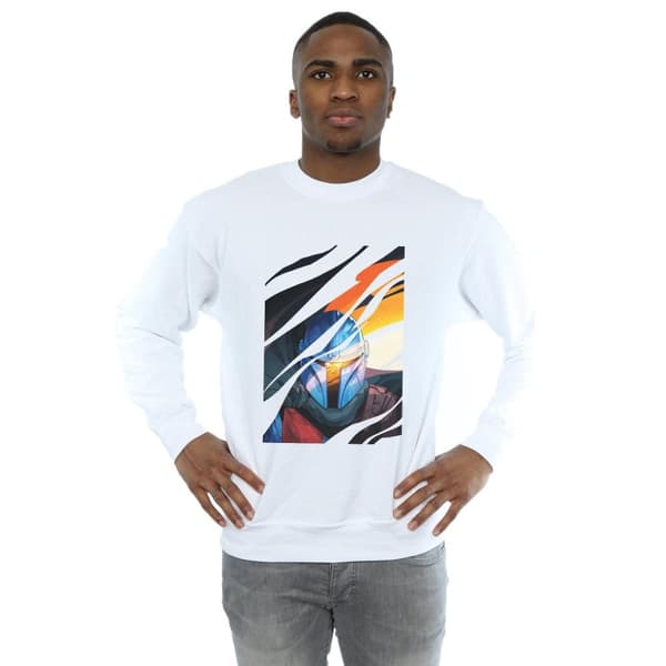 Star Wars Mens The Mandalorian Glare Sweatshirt