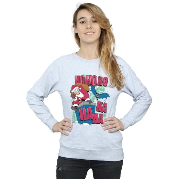 DC Comics Dam/Tjej Batman And Joker Ha Ha Ha Ho Ho Ho Sweatshirt