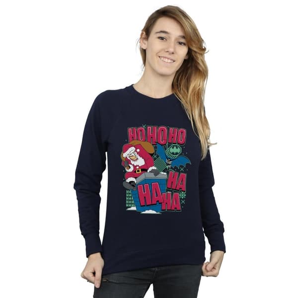 DC Comics Dam/Tjej Batman And Joker Ha Ha Ha Ho Ho Ho Sweatshirt