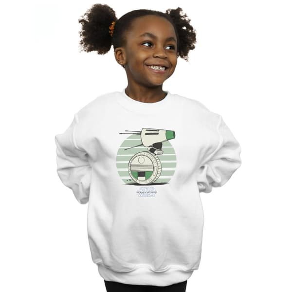 Star Wars Girls The Rise Of Skywalker D-O Rolling Green Sweatshirt