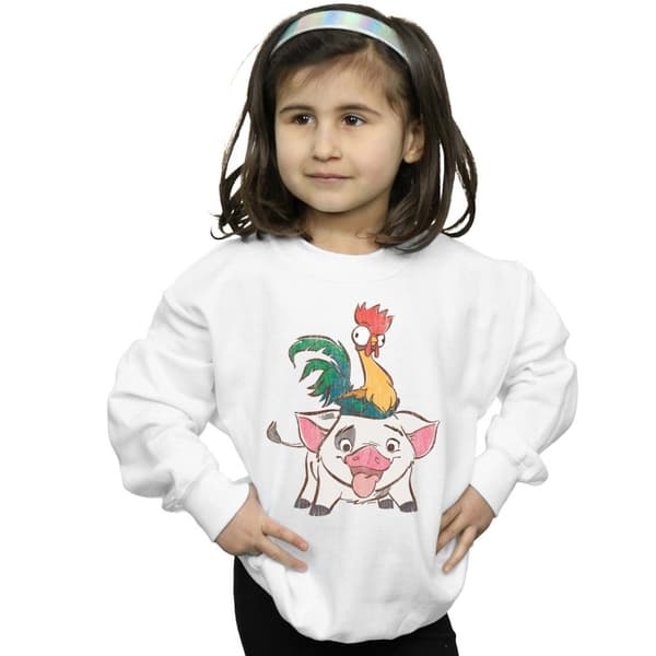 Disney Moana Hei Hei And Pua-tröja för flickor
