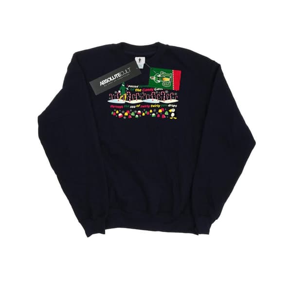 Elf Womens/Ladies Candy Cane Forest Sweatshirt