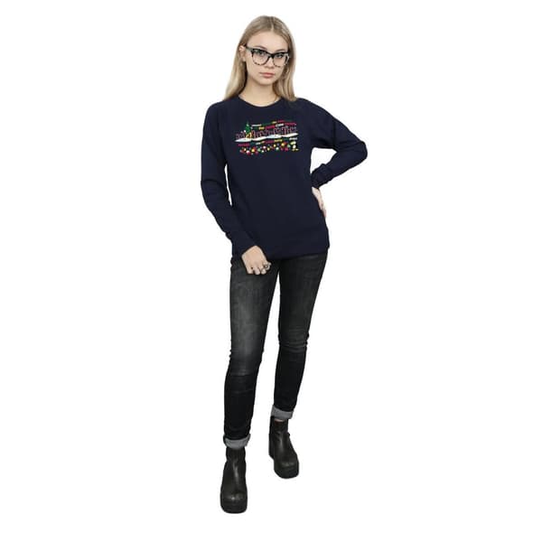 Elf Sweatshirt - Candy Cane Forest för kvinnor/damer