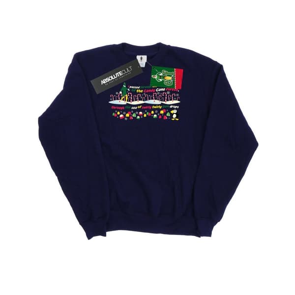 Elf Sweatshirt - Candy Cane Forest för kvinnor/damer