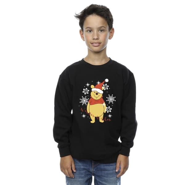 Disney Boys Winnie The Pooh Winter Wishes Sweatshirt