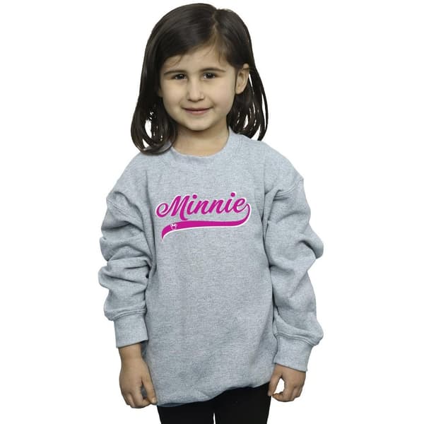Disney Girls Minnie Mouse Logo Sweatshirt
