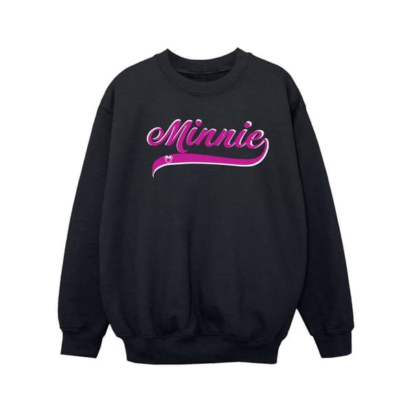 Disney Girls Minnie Mouse Logo Sweatshirt