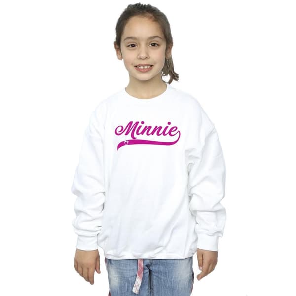Disney Girls Minnie Mouse Logo Sweatshirt