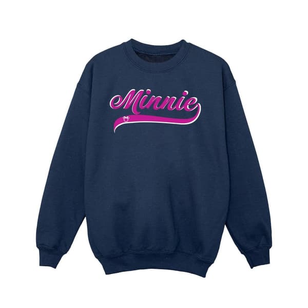 Disney Girls Minnie Mouse Logo Sweatshirt