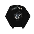 Miniatyrbild 1 av 3: Star Wars Pojkar The Mandalorian Hjälm Silhuett Sweatshirt