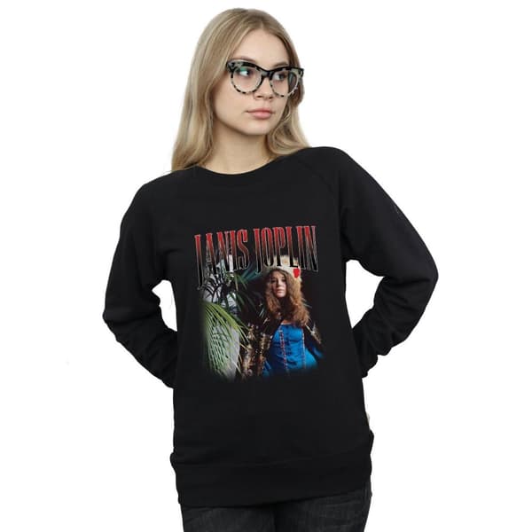 Janis Joplin Womens/Ladies Baron Homage Sweatshirt