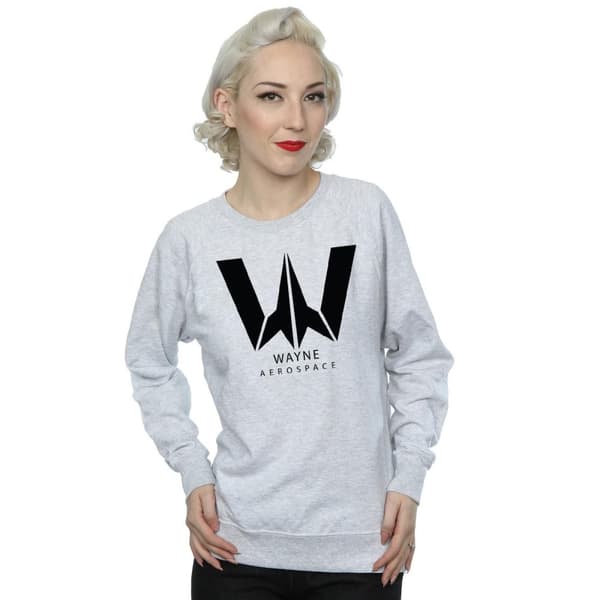 DC Comics Womens/Ladies Justice League Movie Wayne Aerospace Sweatshirt