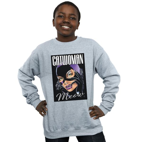 DC Comics Boys Batman Catwoman Feline Fatale Sweatshirt