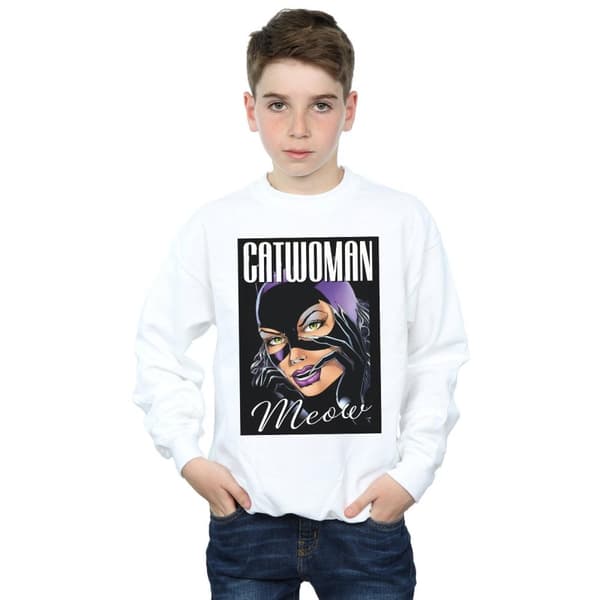 DC Comics Boys Batman Catwoman Feline Fatale Sweatshirt